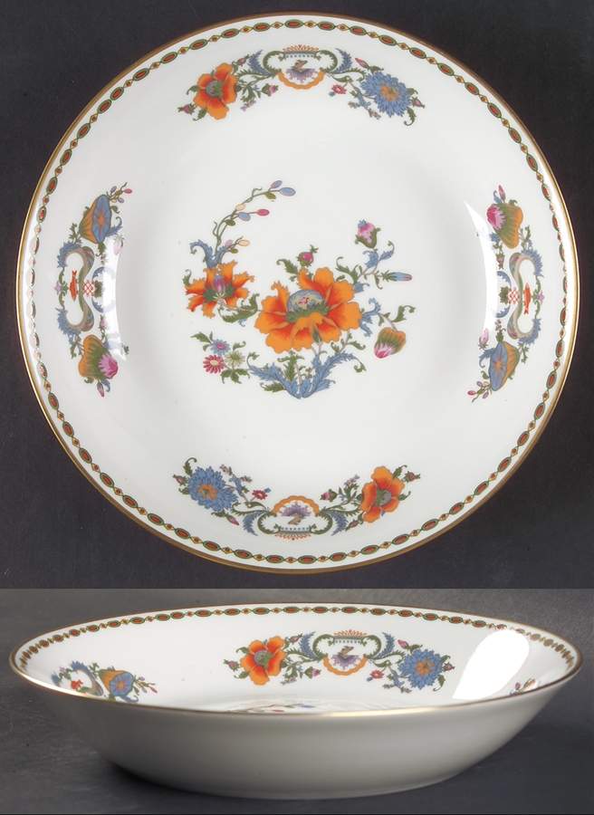 Vieux Chine (Empire, White) Coupe Soup Bowl by Ceralene-1