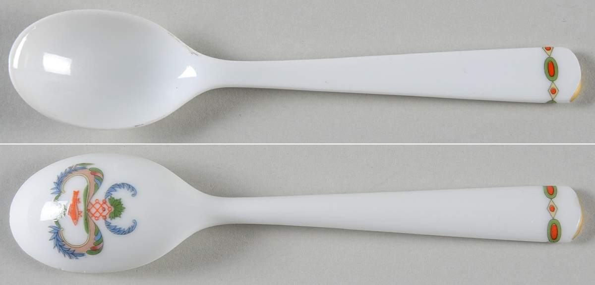 Vieux Chine (Empire, White) Jam/Preserve Spoon by Ceralene-1