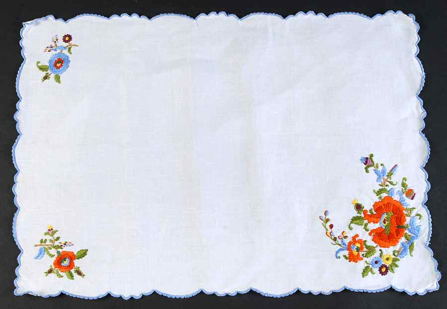 Vieux Chine (Empire, White) Cloth Placemat by Ceralene-1