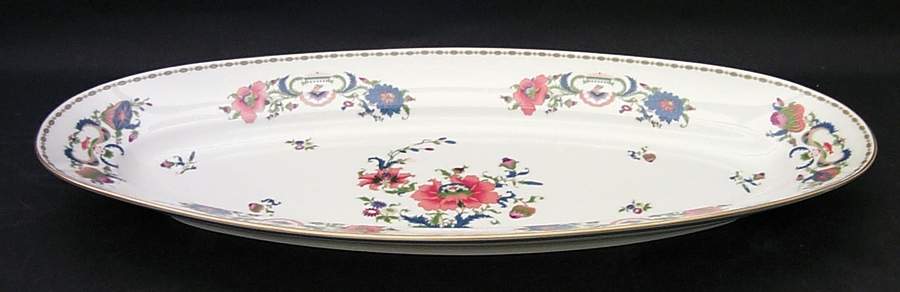 Vieux Chine (Empire, White) Fish Platter by Ceralene-1