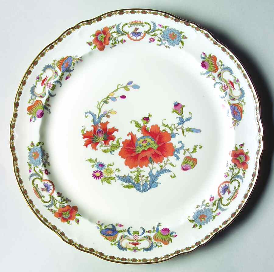 Vieux Chine (Chambord, Ivory) Dinner Plate by Ceralene-1