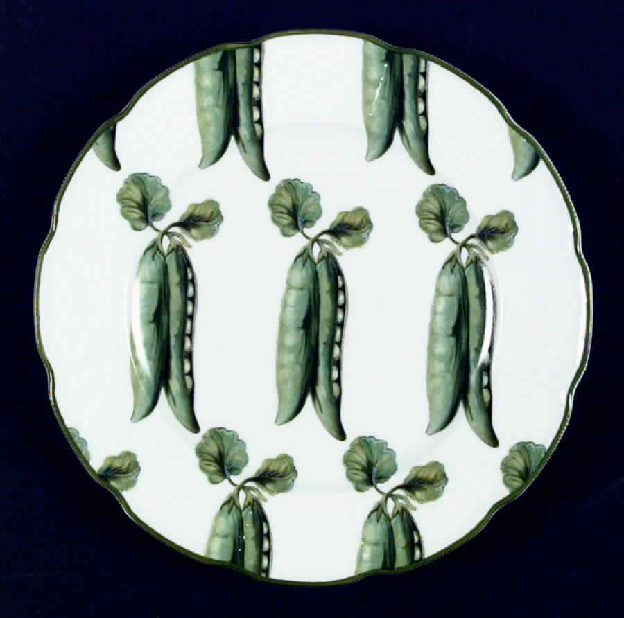 Villandry (Fruits and Vegetables) Dessert Luncheon Plate by Ceralene-1