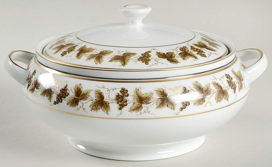 Vineyard Tureen &  Lid by Ceralene-1