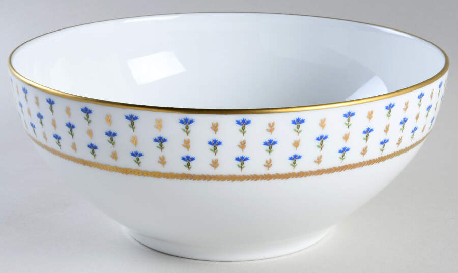 Vieux Nyon Nyon 9" Salad Serving Bowl by Ceralene-1