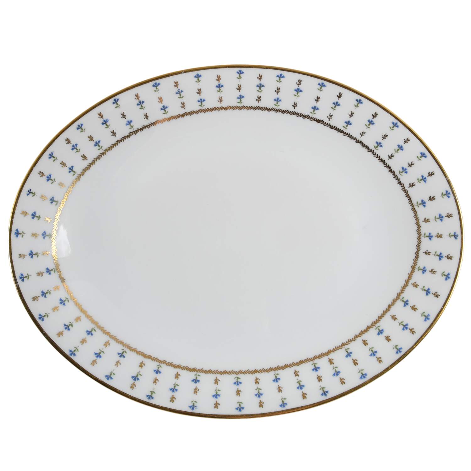 Vieux Nyon Nyon 15" Oval Serving Platter by Ceralene-1