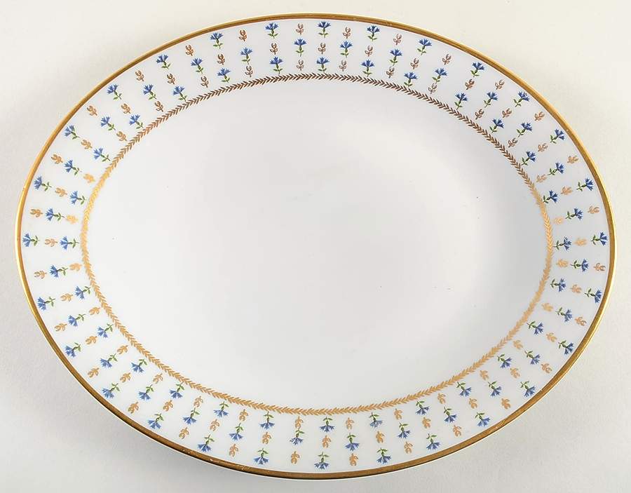 Vieux Nyon Nyon 12" Oval Serving Platter by Ceralene-1