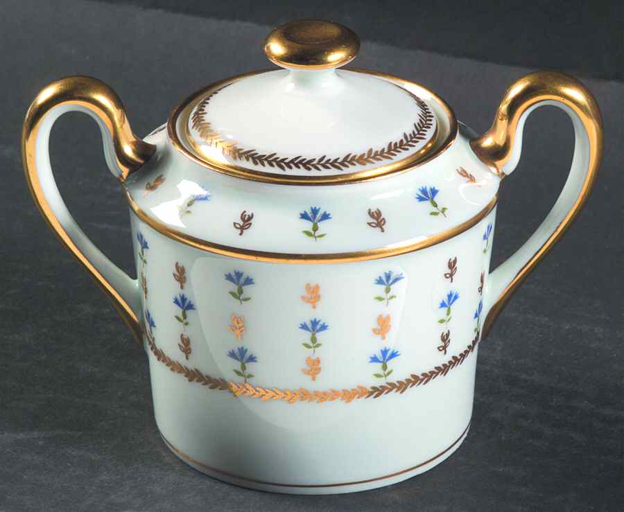 Vieux Nyon Nyon Sugar Bowl & Lid by Ceralene-1