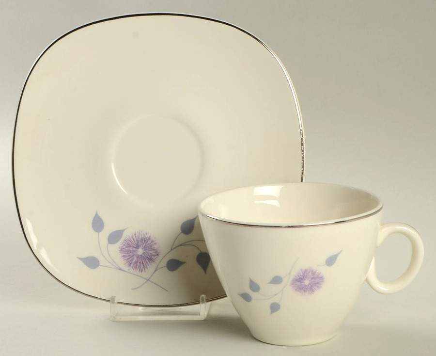 Anniversary Flat Cup & Saucer Set by Century Service-1