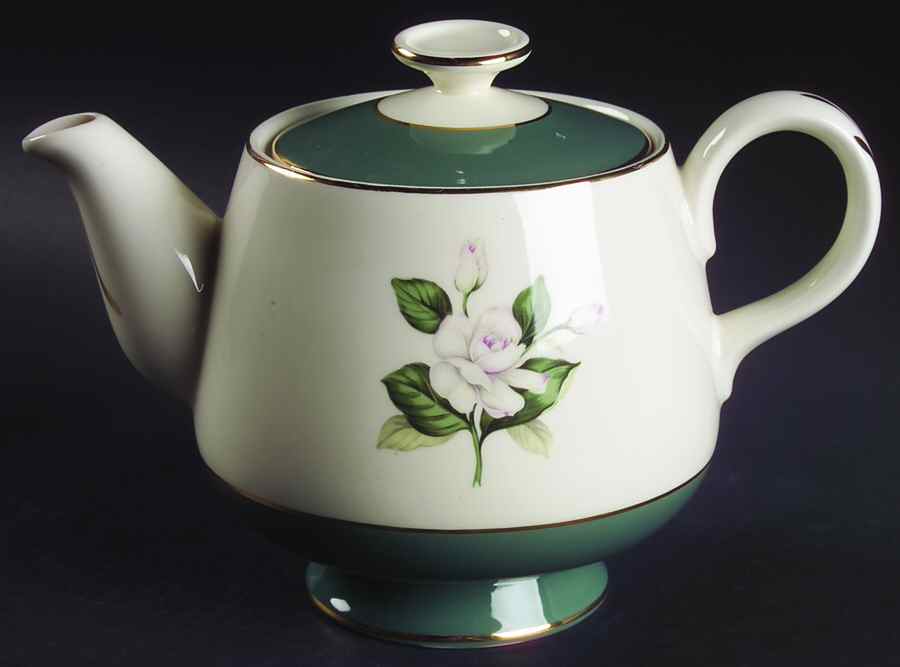 Emerald Teapot & Lid by Century Service-1
