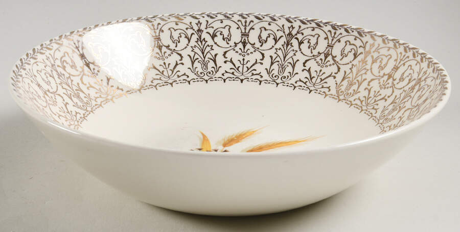 Golden Wheat 8" Round Vegetable Bowl by Century Service-1