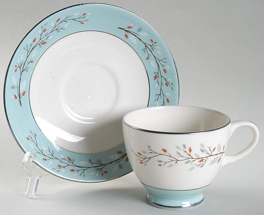 Lynnwood Footed Cup & Saucer Set by Century Service-1