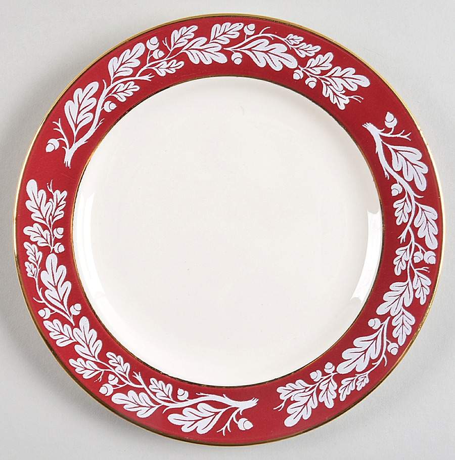Regal Red (No Flowers) Salad Plate by Century Service-1