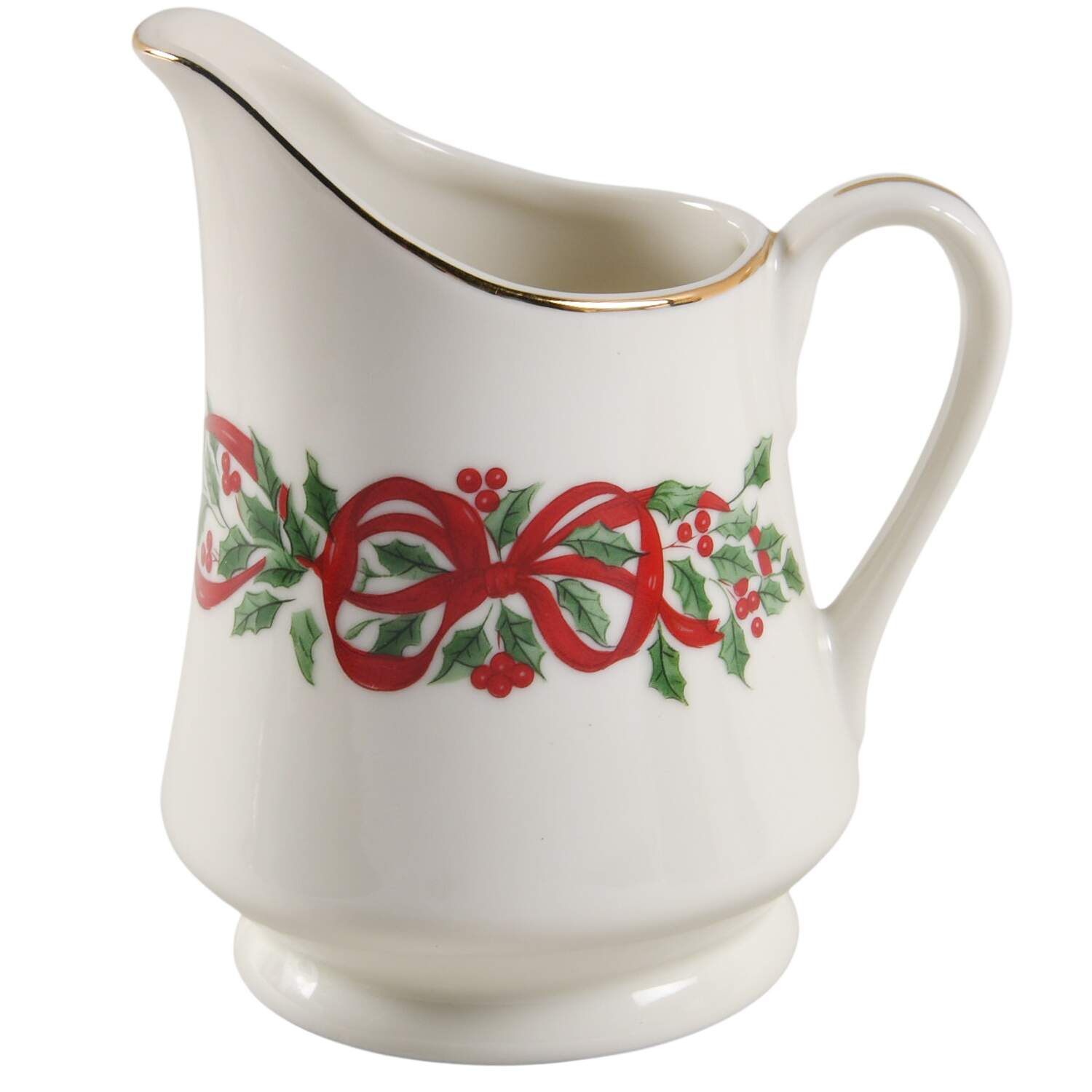 Ribbon Holly Creamer by Centurion-1