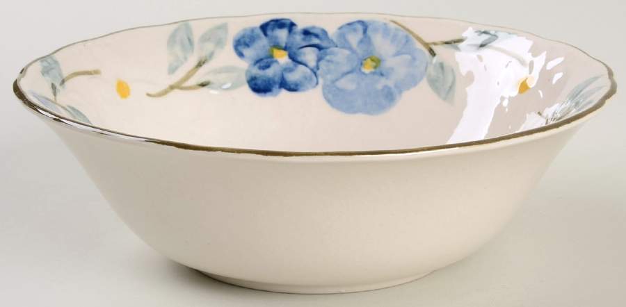 Bluebonnet Coupe Cereal Bowl by Cameo Florals-1