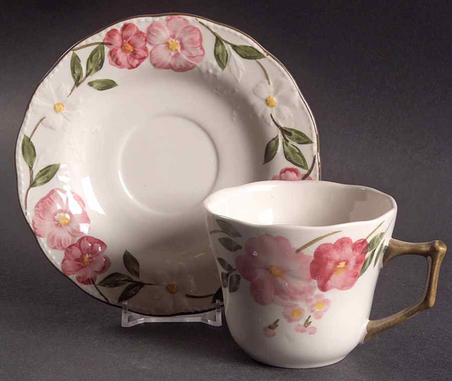 CF1 Flat Cup & Saucer Set by Cameo Florals-1