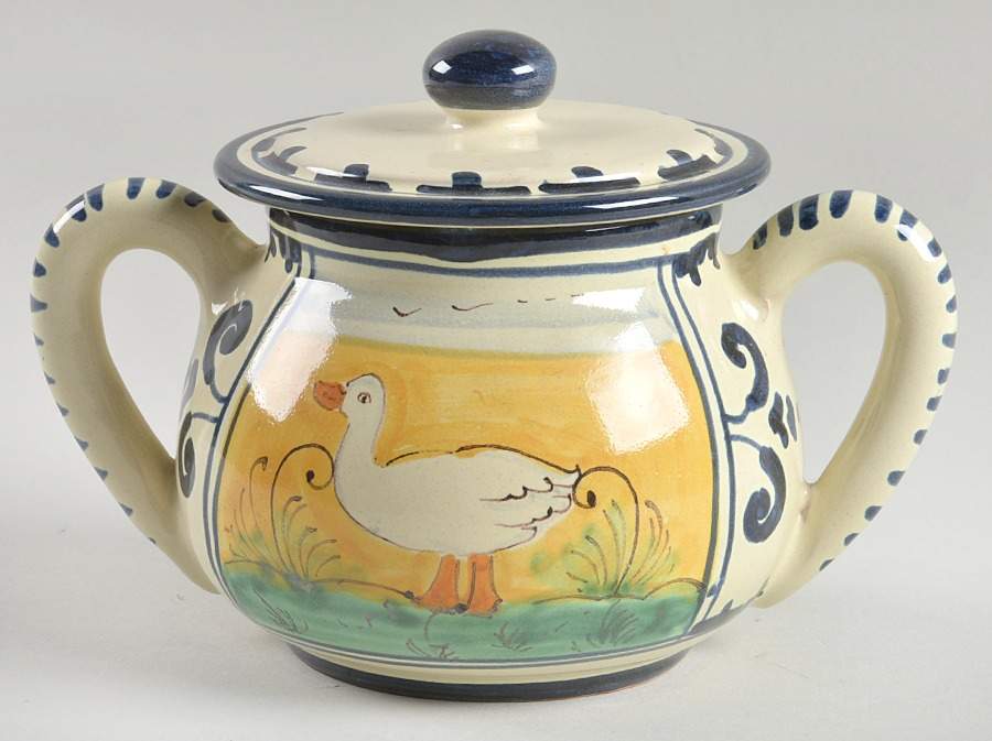 Oca Sugar Bowl & Lid by Corso de'Fiori-1