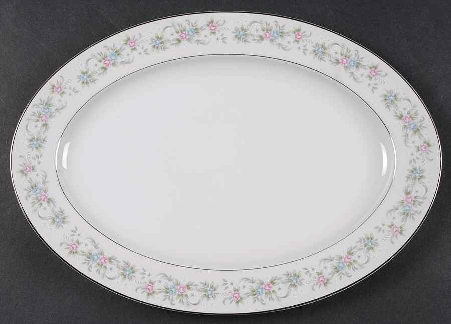 Cotillion 12" Oval Serving Platter by Chadds Ford-1