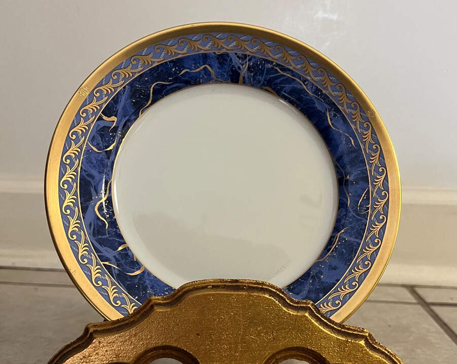 Azure Royale Bread & Butter Plate by Christian Dior-1
