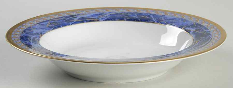 Azure Royale Large Rim Soup Bowl by Christian Dior-1