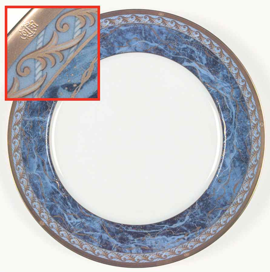 Azure Royale Dinner Plate by Christian Dior-1