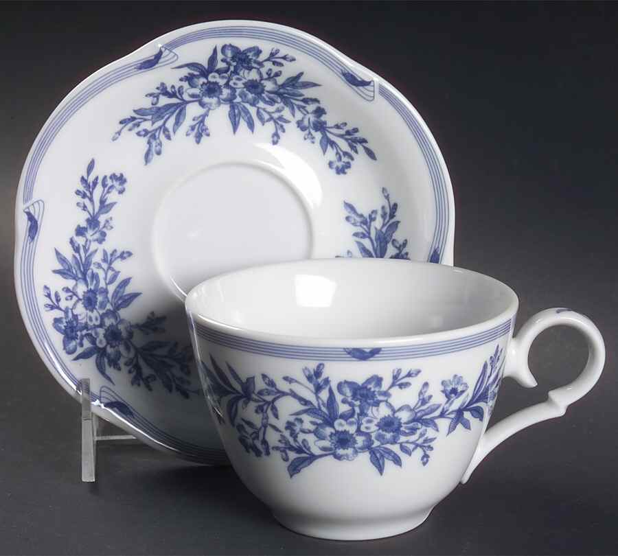 Bretagne Flat Cup & Saucer Set by Christian Dior-1