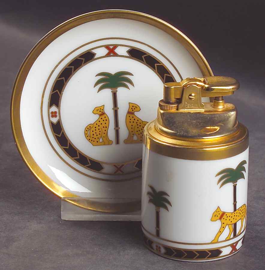 Casablanca Ashtray and Cigarette Lighter Set by Christian Dior-1
