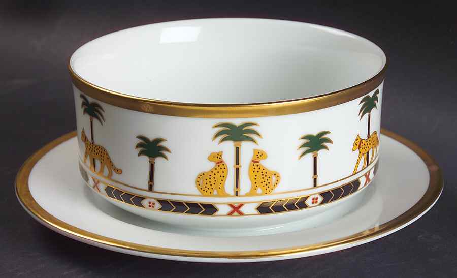 Casablanca Gravy Boat with Attached Underplate by Christian Dior-1