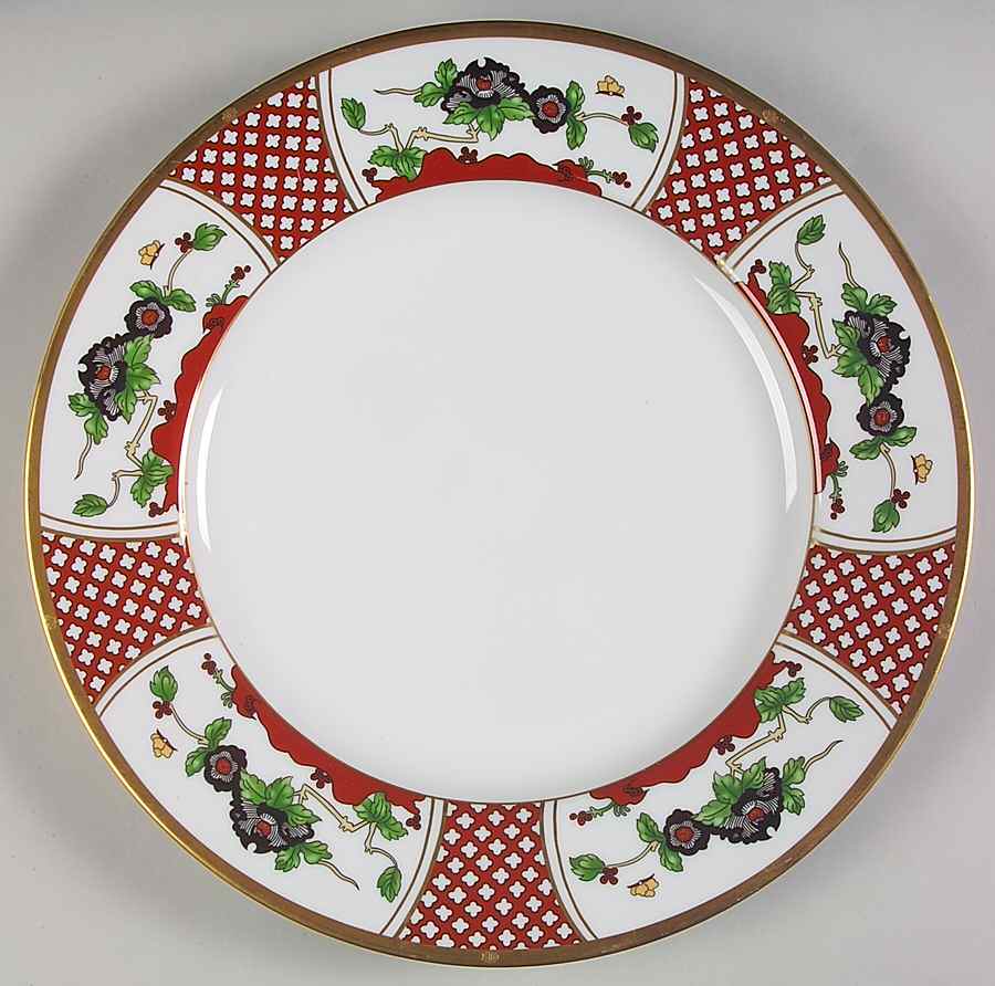 Chinese Flowers 12" Chop Plate (Round Platter) by Christian Dior-1