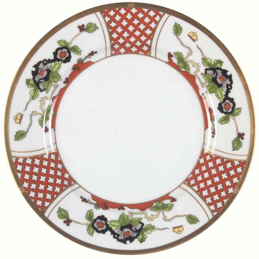 Chinese Flowers Salad Plate by Christian Dior-1