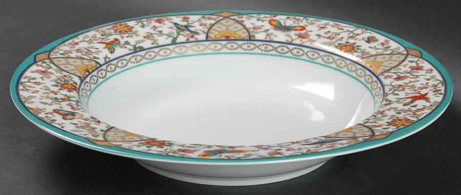 Cloisonne Large Rim Soup Bowl by Christian Dior-1
