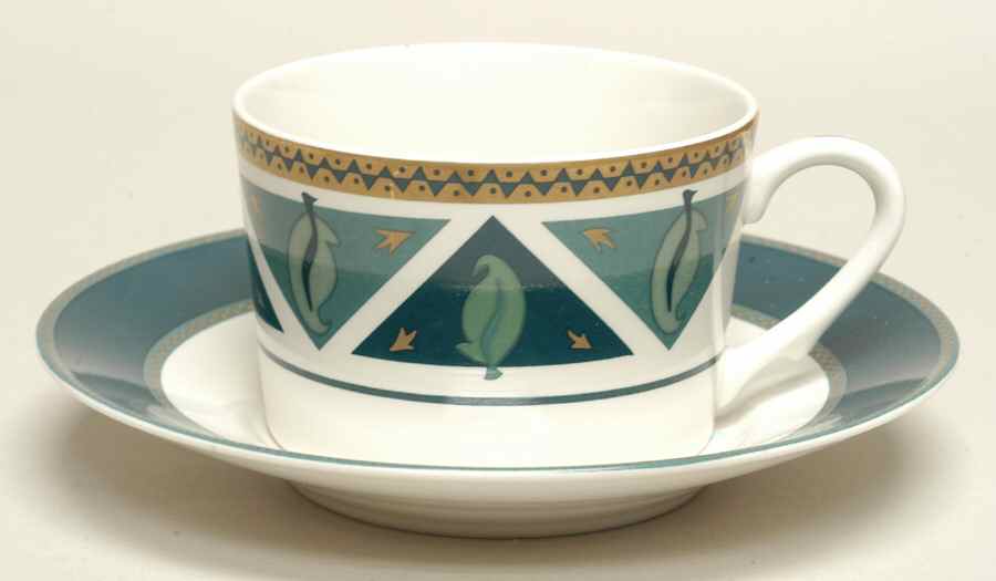 Contessa Flat Cup & Saucer Set by Christian Dior-1