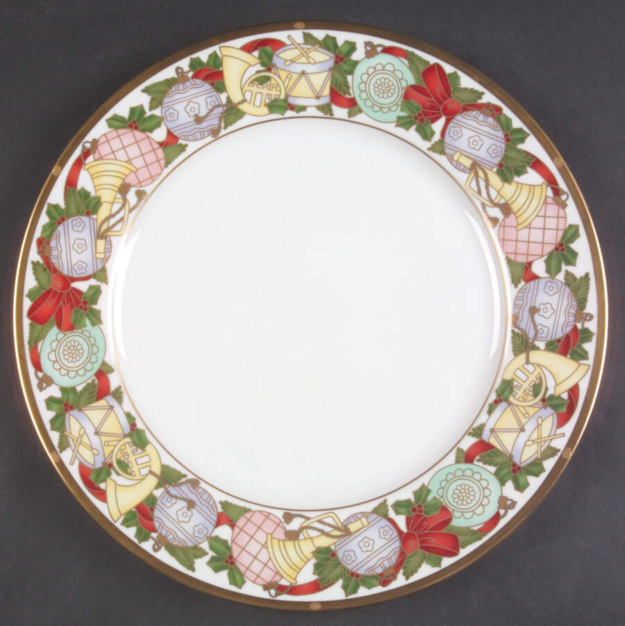 Dior Christmas 12" Chop Plate (Round Platter) by Christian Dior-1