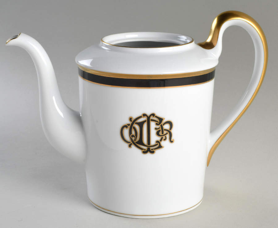 Dior Monogram Black Coffee Pot No Lid by Christian Dior-1