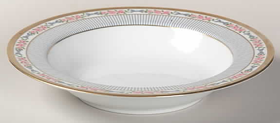 Dior Rose Large Rim Soup Bowl by Christian Dior-1