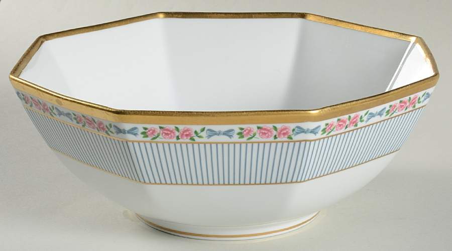 Dior Rose 9" Octagonal Vegetable Bowl by Christian Dior-1