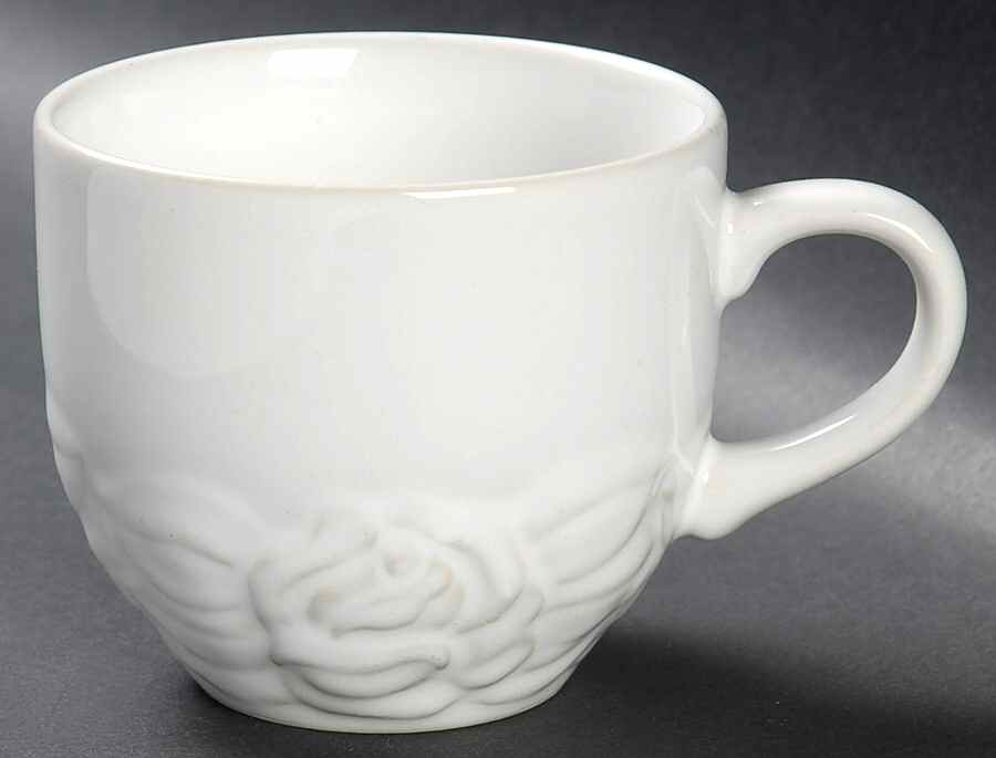 French Country Rose Oyster White Flat Cup by Christian Dior-1