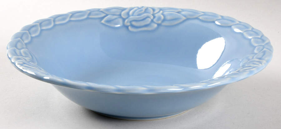 French Country Rose Blueberry 9" Round Vegetable Bowl by Christian Dior-1