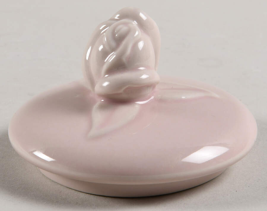 French Country Rose Raspberry Lid for Sugar Bowl by Christian Dior-1