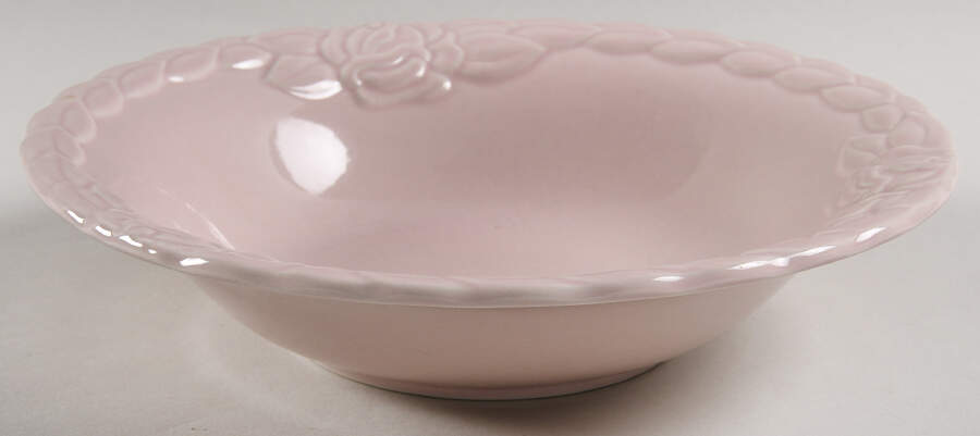 French Country Rose Raspberry 9" Round Vegetable Bowl by Christian Dior-1