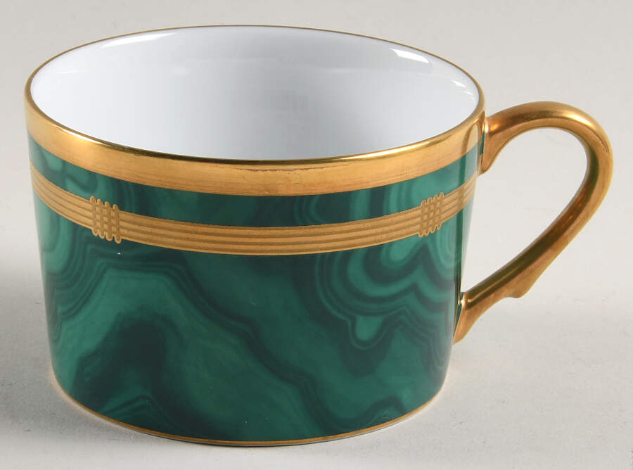 Gaudron Malachite Green Flat Cup by Christian Dior-1