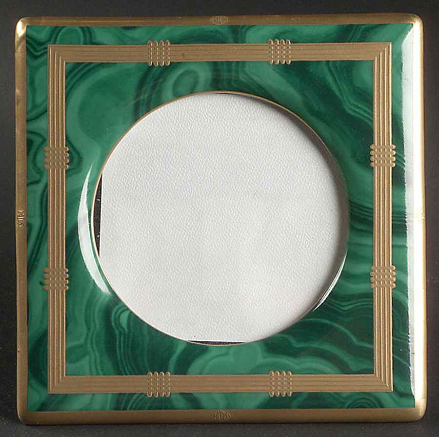 Gaudron Malachite Green 5" Picture Frame by Christian Dior-1