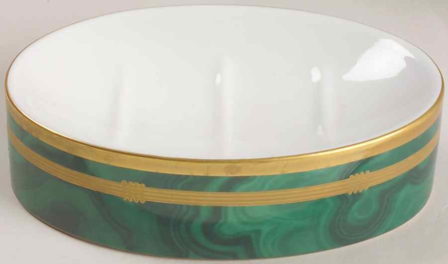 Gaudron Malachite Green Soap Dish by Christian Dior-1
