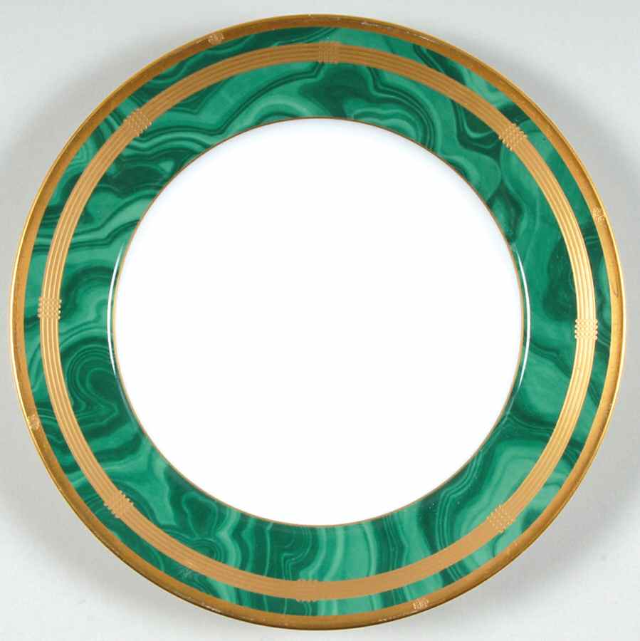 Gaudron Malachite Green Salad Plate by Christian Dior-1