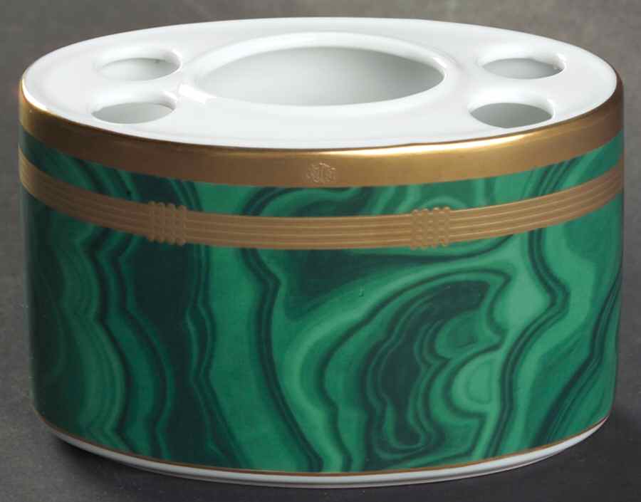 Gaudron Malachite Green Toothbrush Holder by Christian Dior-1