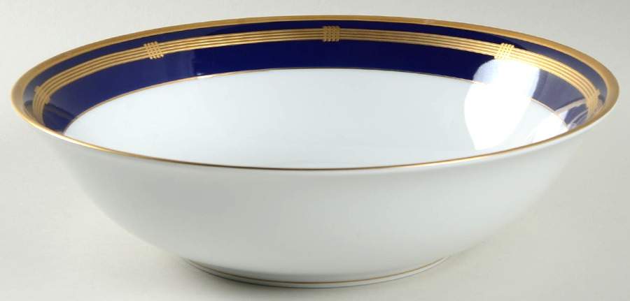Gaudron Lapis Blue 9" Round Vegetable Bowl by Christian Dior-1