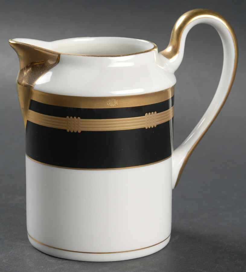 Gaudron Onyx (Gold Trim) Creamer by Christian Dior-1