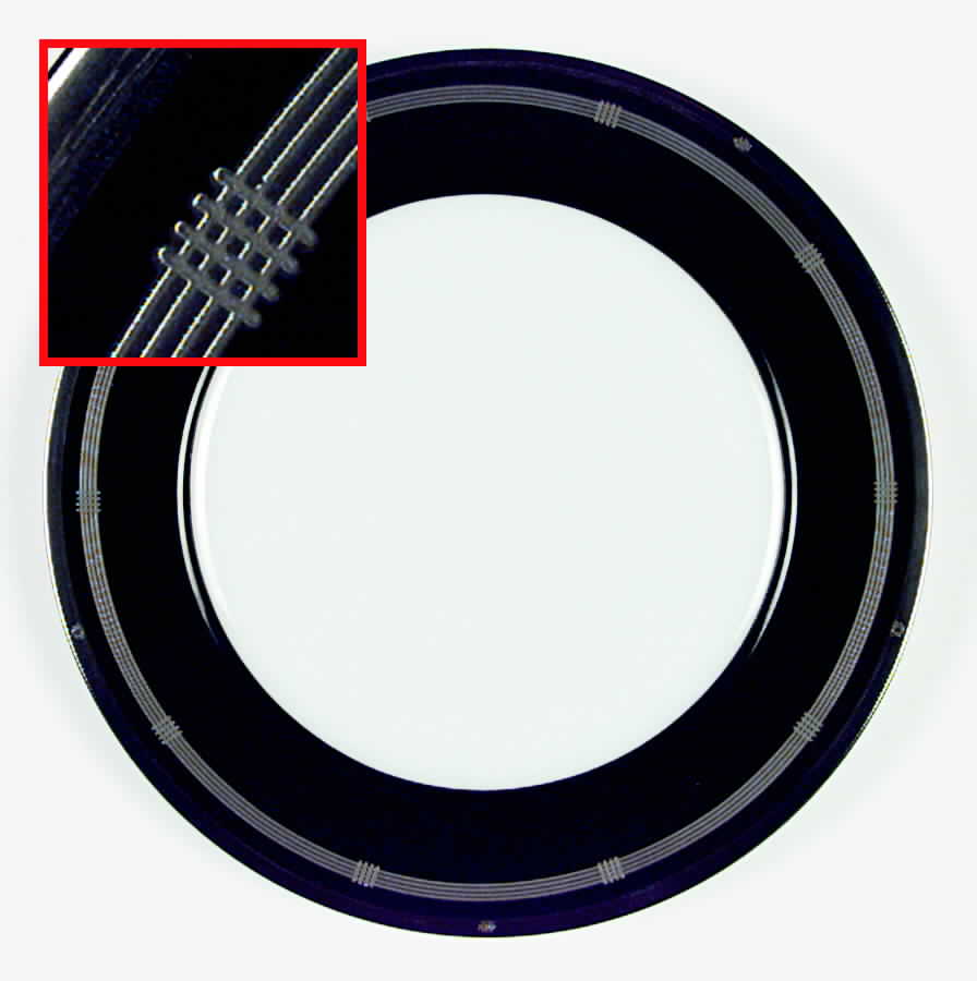 Gaudron Onyx (Platinum Trim) Dinner Plate by Christian Dior-1
