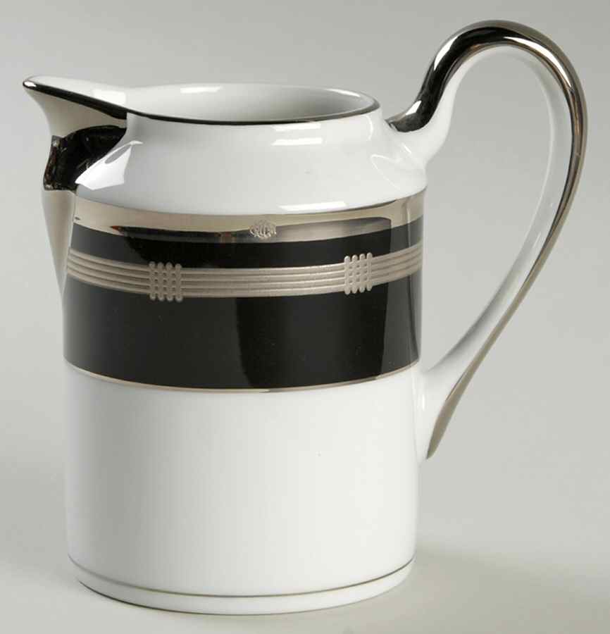 Gaudron Onyx (Platinum Trim) Creamer by Christian Dior-1
