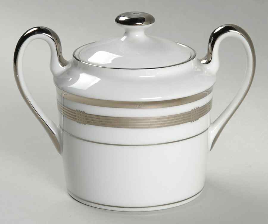 Gaudron Platinum Sugar Bowl & Lid by Christian Dior-1