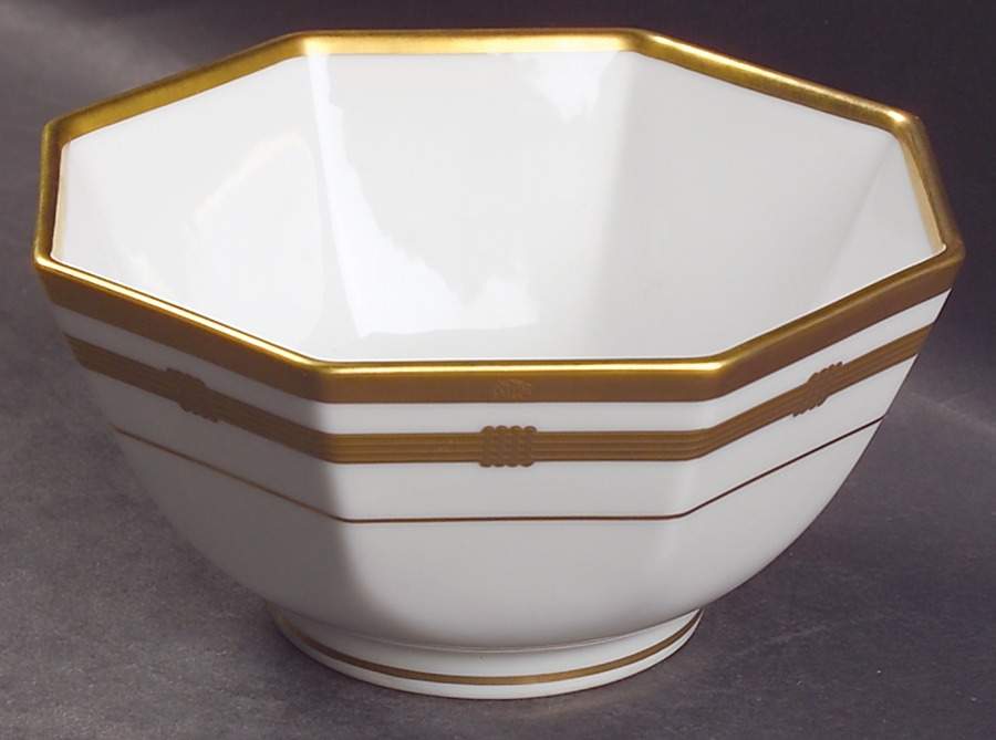 Gaudron White 5" Octagonal Vegetable Bowl by Christian Dior-1